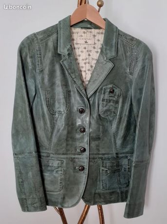 Veste Femme Cotélac Taille 36 - Coton Marron - Occasion Très Bon état (TBE)