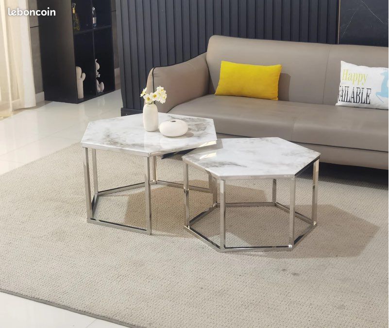 Table basse Gigogne Hexagonale (image 4)