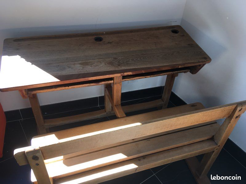 Pupitre bureau vintage (image 3)