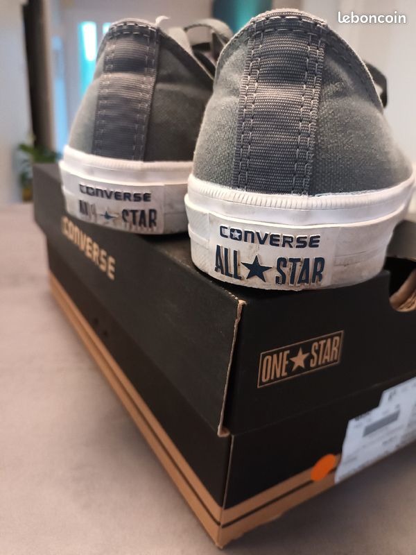 Converse grises taille 7 ou 40 (image 2)
