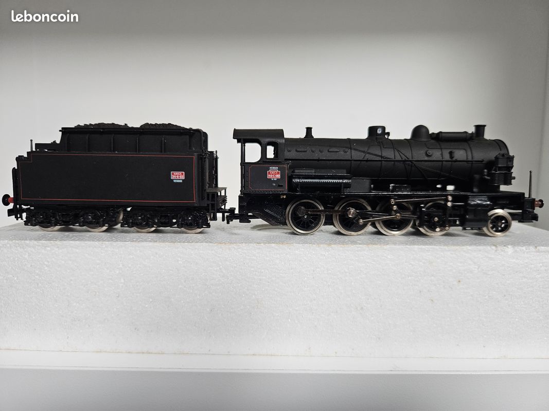 Jouef 140 C 231 Locomotive à Vapeur verte ET TENDER 18 C 436 MANTES HO
