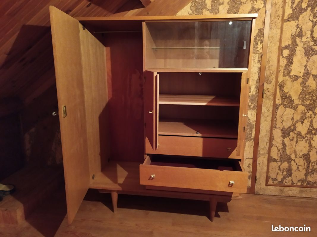 Armoire adolescent chêne massif (image 2)