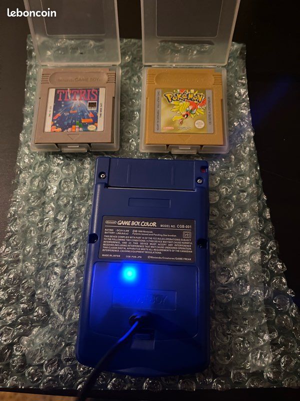 Couvercle De Batterie Neutre Blanc Transparent Pour Gameboy Color