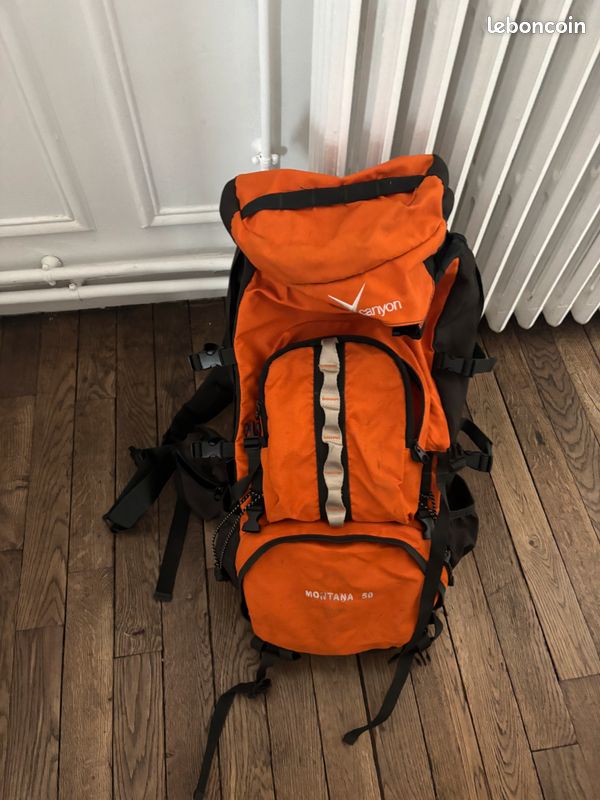 Grand sac à dos de randonnée, trekking, backpack 50l Sport