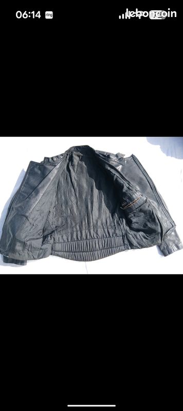 Blouson cuir vintage moto (image 6)