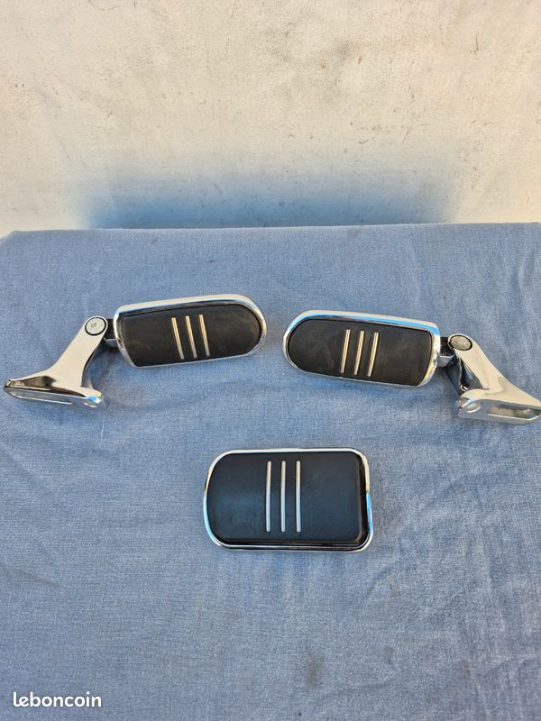 Repose-Pieds Eagle Chrome Pour Harley Sportster 72, Street Rod/750 - Compatible Nombreux Modèles Harley