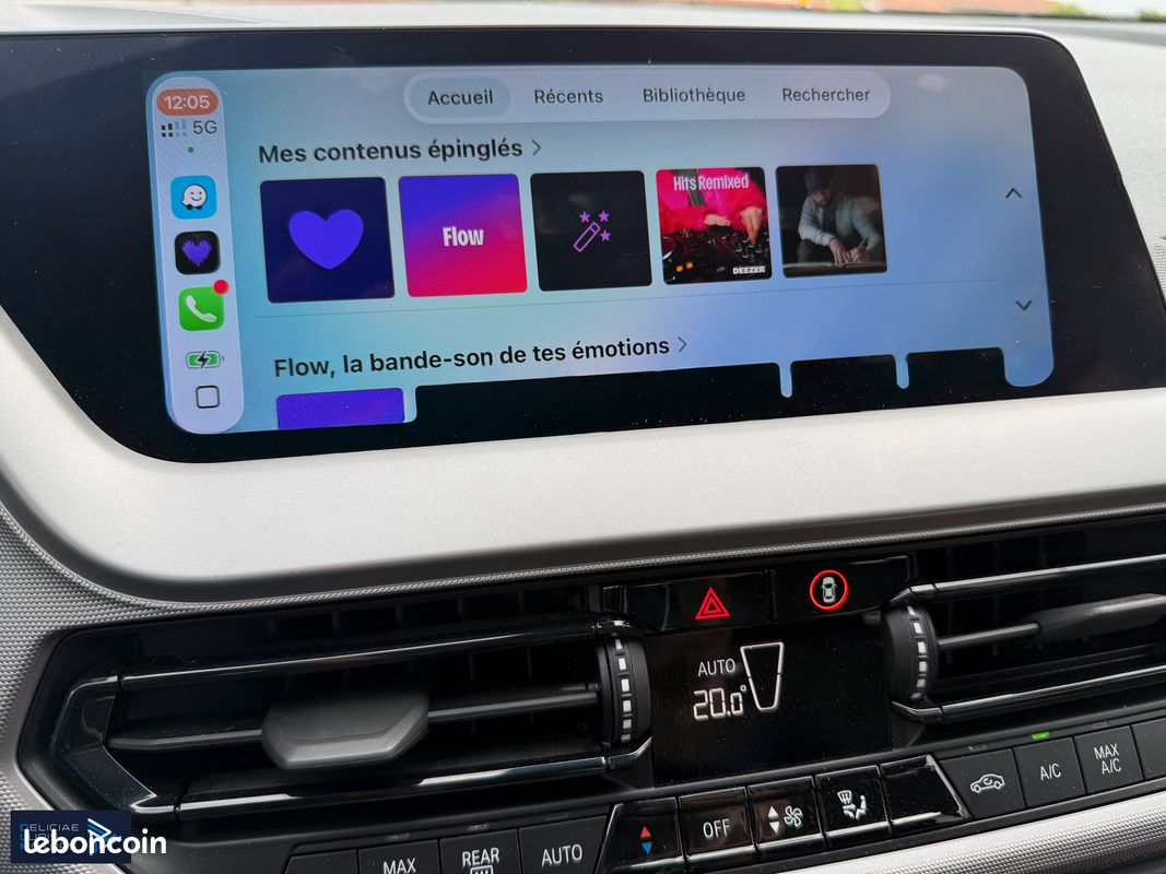 BMW Série 1 116 D BVM /BUSINESS DESIGN / F40/GPS CARPLAY/ 1 ère MAIN / FRANÇAISE/FAIBLE CONSO/GTIE 12 mois (image 5)