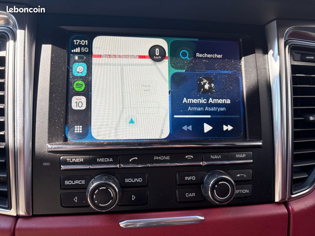 PORSCHE MACAN Turbo 3.6 V6 400 ch PDK avec CARPLAY / AUDIO BOSE / CAMERA (image 12)