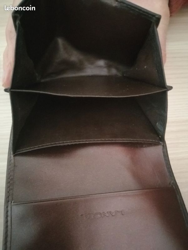 Porte-monnaie vintage Lancel avec boîte, sac protection, étiquettes (image 6)