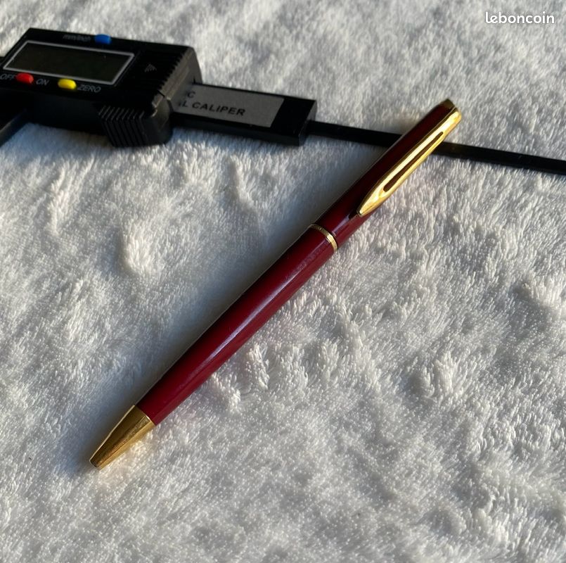 Stylo Bille Waterman Allure Laqué Bordeaux Mat - Comme Neuf, Avec Recharge
