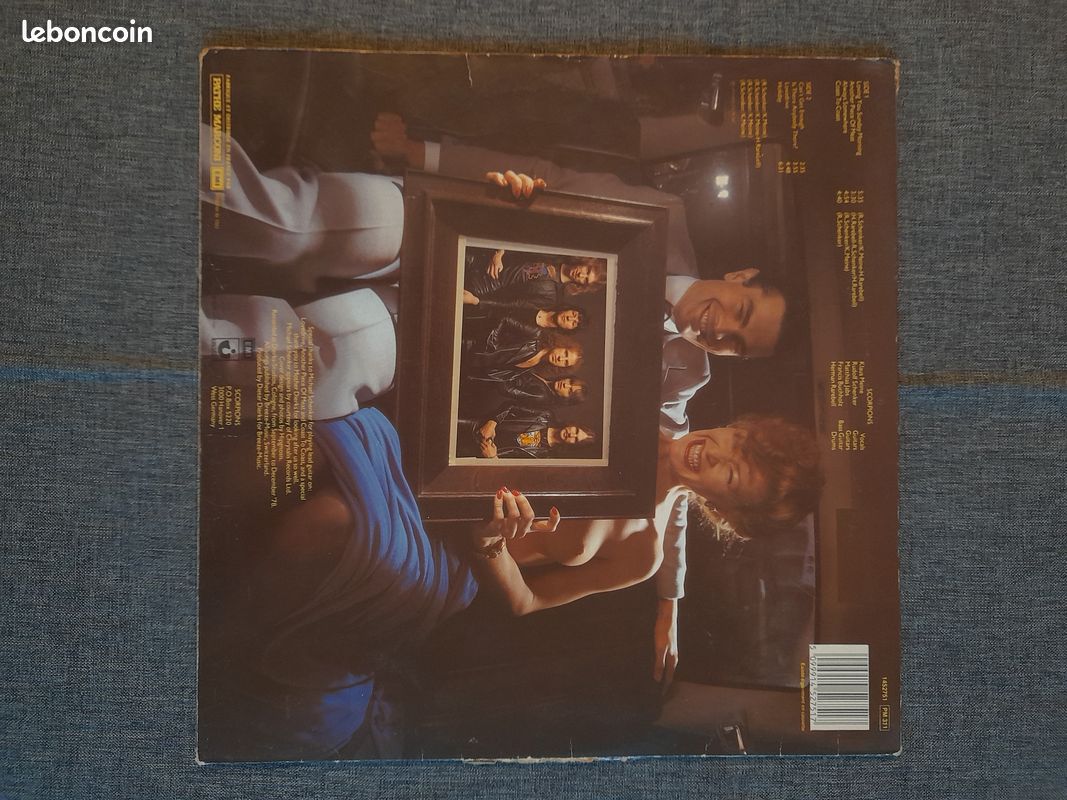 DISQUE VINYLE 33 Tours Scorpions – Lovedrive, France, 1983, Harvest – 1452751 (image 2)