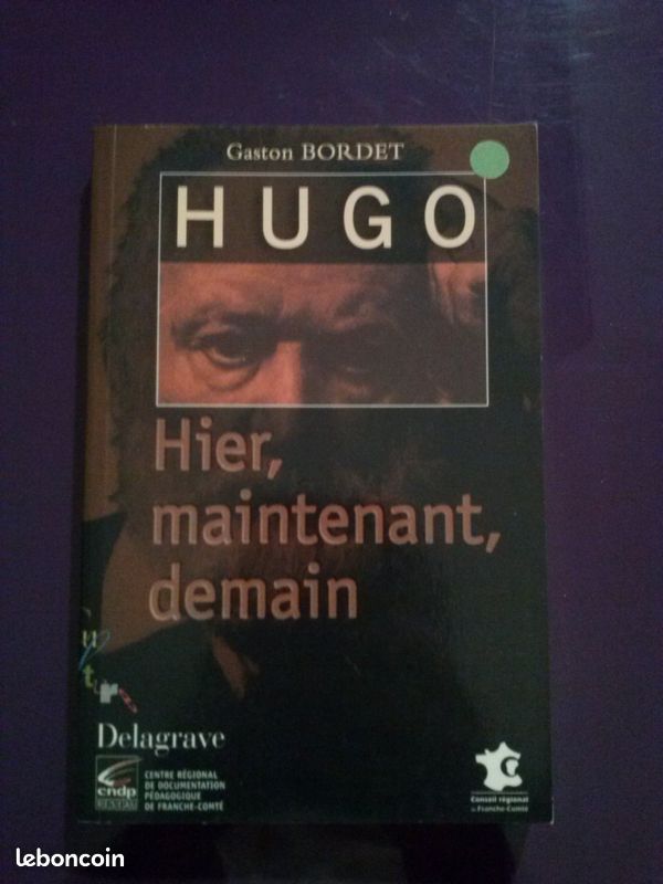 Livre Hugo Hier, maintenant, demain (image 1)
