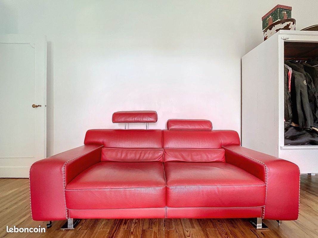 ROCHE BOBOIS - Canape Cuir Neuf (image 1)