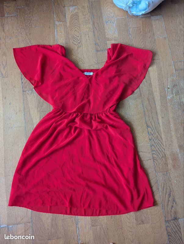 Robe Rouge Robe Fluide Naf Naf Robe Naf Naf Naf Naf Beebs By Kiabi