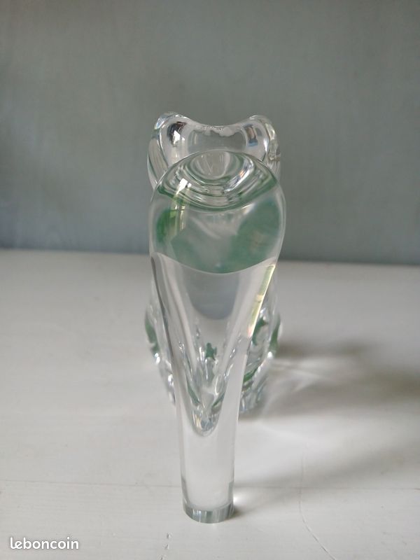 Escarpin en verre Murano sommerso vert vintage 60 70 (image 5)