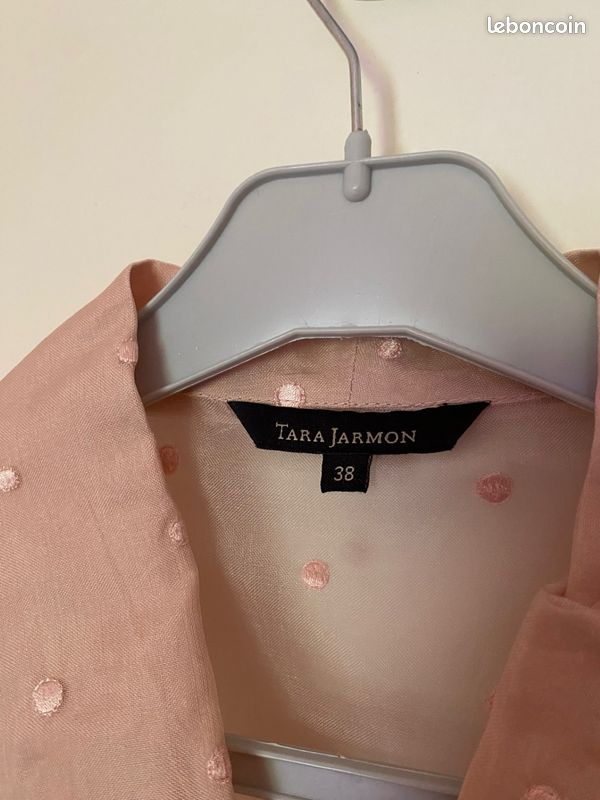 Ensemble 2 pièces Robe + Gilet chemisier Tara Jarmon 100% SOIE (image 11)