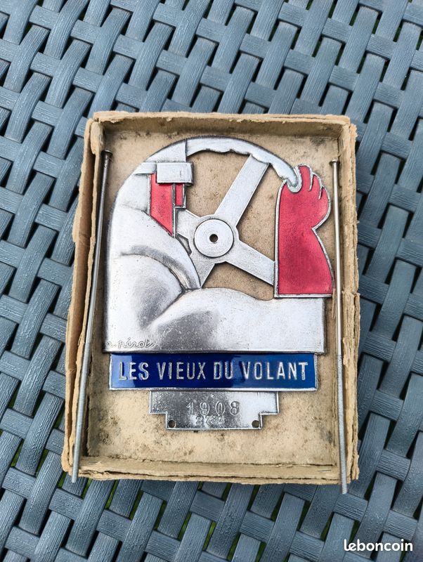 Plaque De Cadre Vélo Vintage Eroica – L'Automotion Paris – Head Badge Français