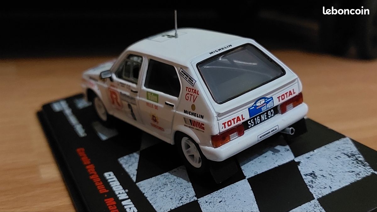 Citroën Visa 1000 Pistes rouge Gr.B Christian Dorche Monte-Carlo 1987