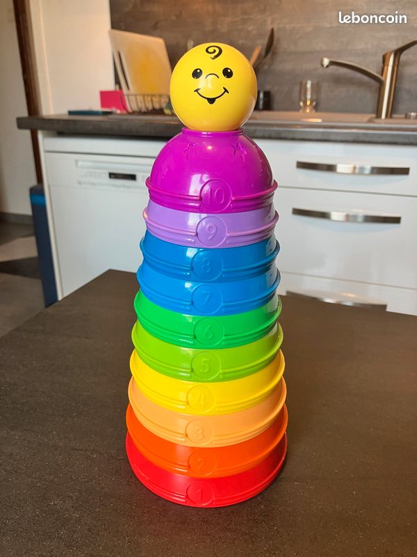Jouet d'empilage et de roulage - FISHER PRICE (image 1)