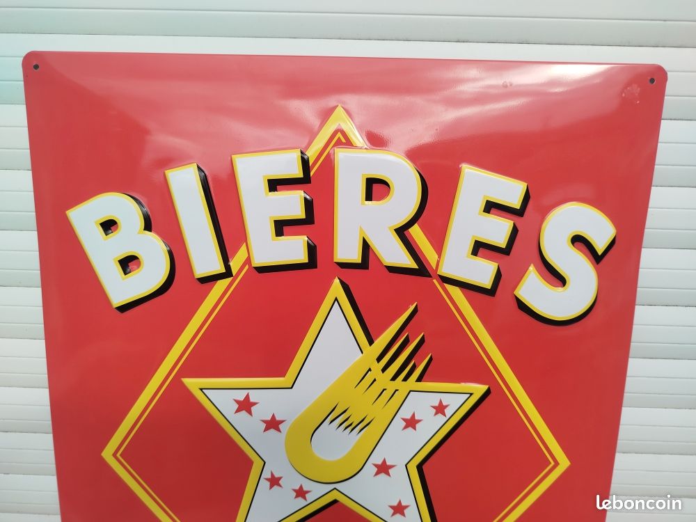 Appareil Photo Vintage Plaque De Bière – Beier Folding, Noir, UK, Avec étui Et Plaques