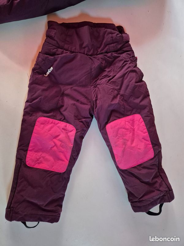 Ensemble de ski fille decathlon ans blouson et pantalon vert