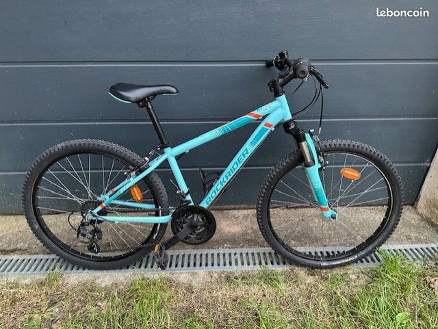 Vélo Vtt Vtt Rockrider 24 Pouces Mountain Bike Vtt St 500 24