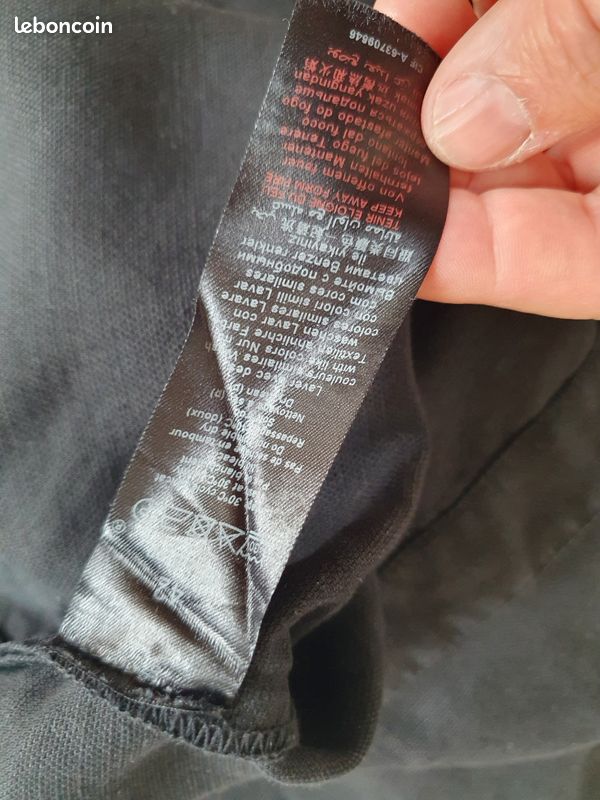 One step jupe 100% lin noire droite 42 xl taille elastique (image 7)