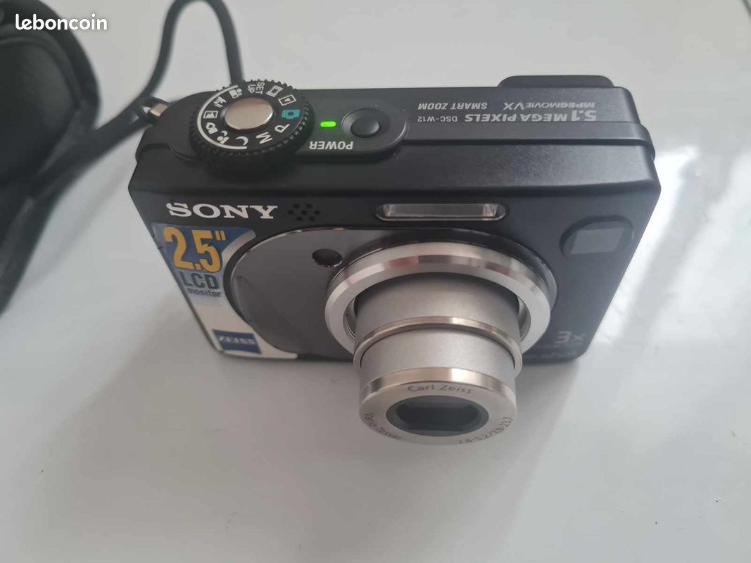 Appareil Photo Sony Cyber-shot DSC-W12 Mpixel MPEGMOVIE VX