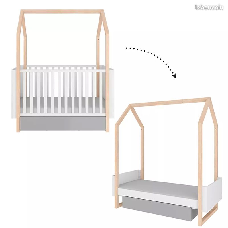 Lit cabane evolutif Bellamy Pinette (image 5)