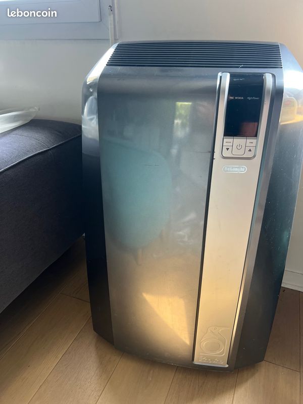 Climatiseur DeLonghi PAC W130 A - Gris - Occasion - Avec Télécommande