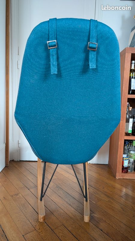 Rocking chair JHENE bleu canard (image 5)