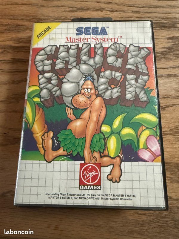 Jeu Chuck Rock Pour Sega Master System - Version Cartouche Seule SANS NOTICE (1992)