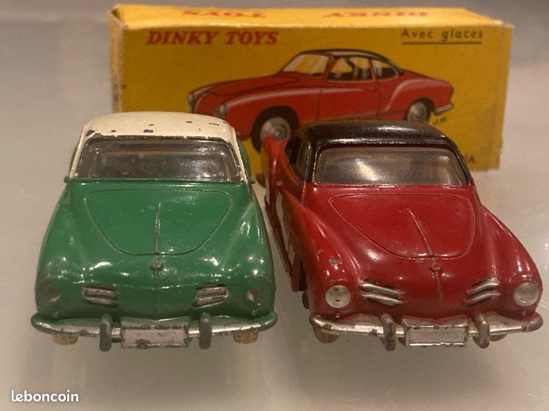 Dinky Toys Volkswagen Karmann Ghia 24M – Nez Plat, Near Mint, Boîte D'origine