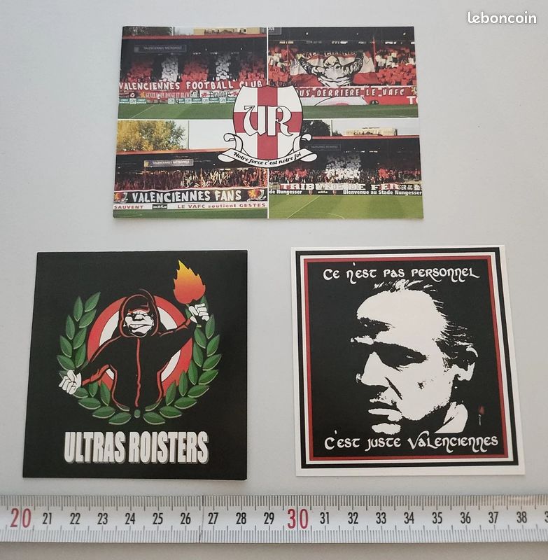Lot de 3 autocollants ultra Brigade Valence 26 (antérieurs à 2010) - Collection