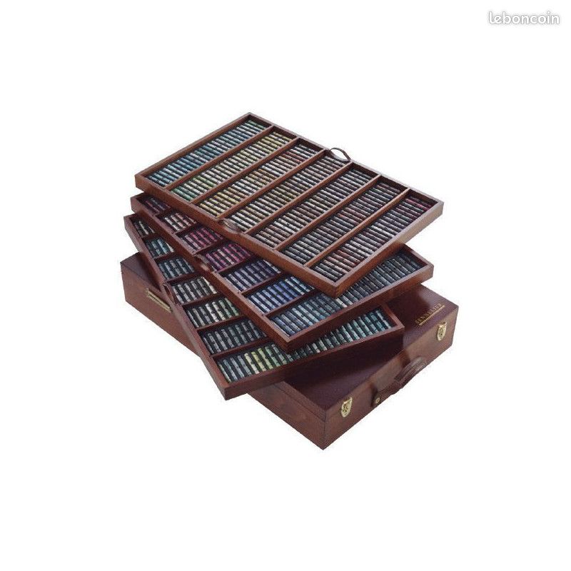 Coffret bois 525 pastels à l'écu Sennelier (image 3)