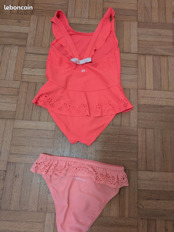 Lot 2 maillots de bain fille 4-5 ans TBE (image 2)