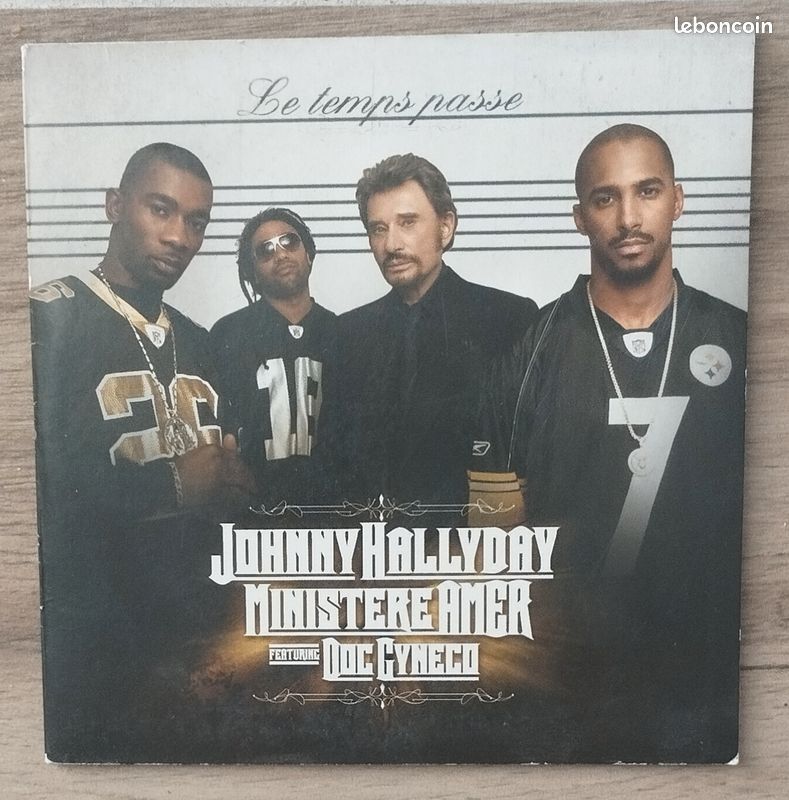 CD Johnny Hallyday-Ministere Amer-Doc Gyneco "Le temps passe" (image 1)