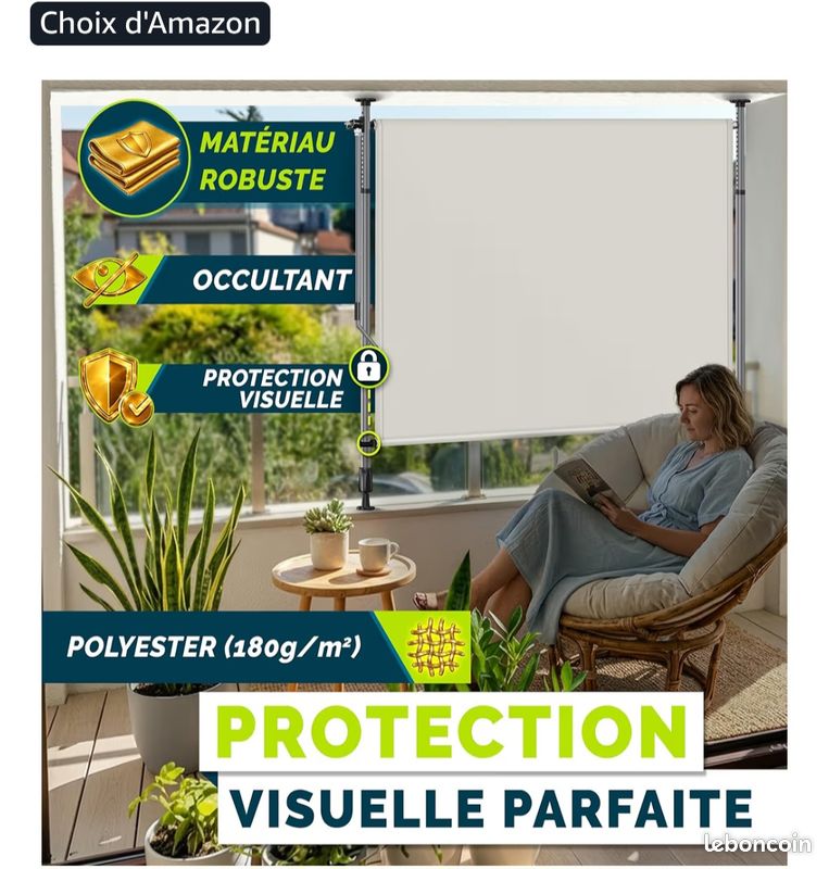 Vend store vertical pour balcon ou séparation de pièce (image 3)