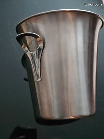 Seau à champagne Guy Degrenne inox 18/10 - Made in France
