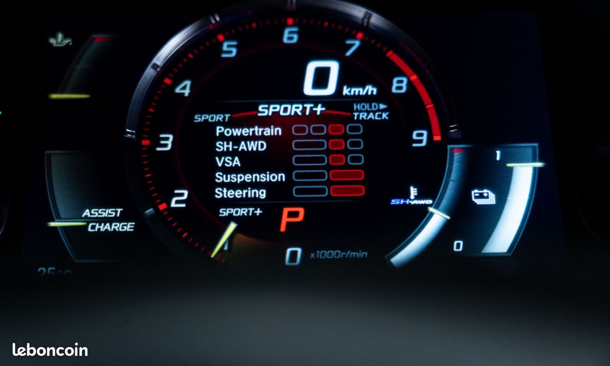 HONDA NSX V6 3.5 581 – IMMAT France / Nouvelle Bleu Pearl / Carbone / 1464E/Mois (image 23)