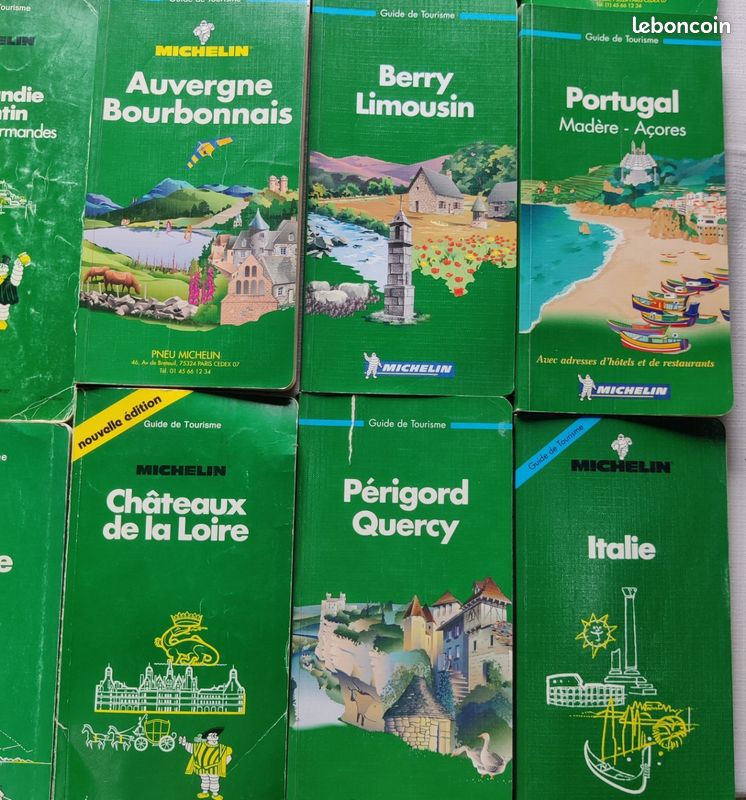 Lot 27 guides Michelin verts anciens France et étranger (image 9)