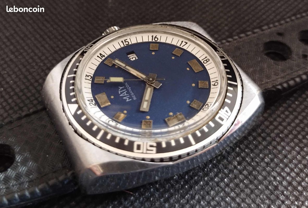 Montre Maty Mécanique Manuelle - Boîtier Acier - En état De Marche - Calibre FE 140