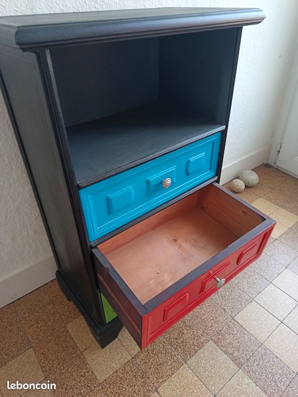 Petit meuble bois brut (image 3)