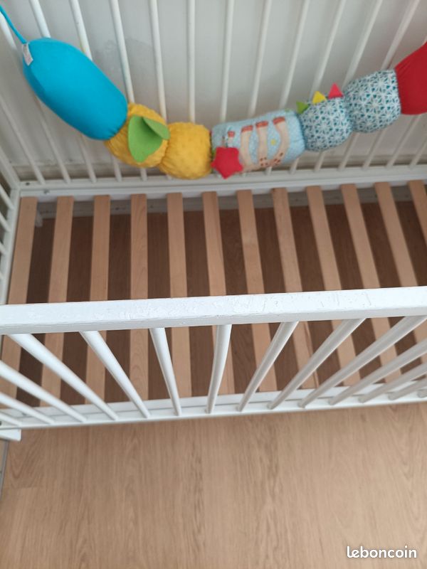 Lit de bébé blanc (image 5)