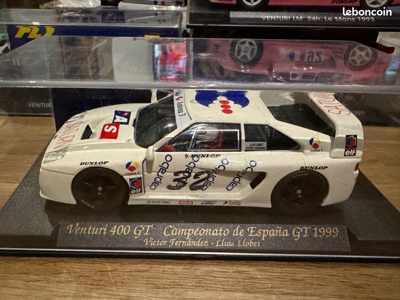 Voiture Modèle Venturi 600 SLM Donington Park - Édition Tomb Raider, Neuve 1/32 Fly
