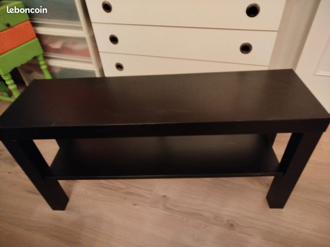 Meuble bas télé noir (image 2)