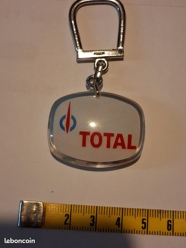 Porte-clés Mobile BOURBON TOTAL Station Service – Mobile (Rare, sans bulle ) (image 3)