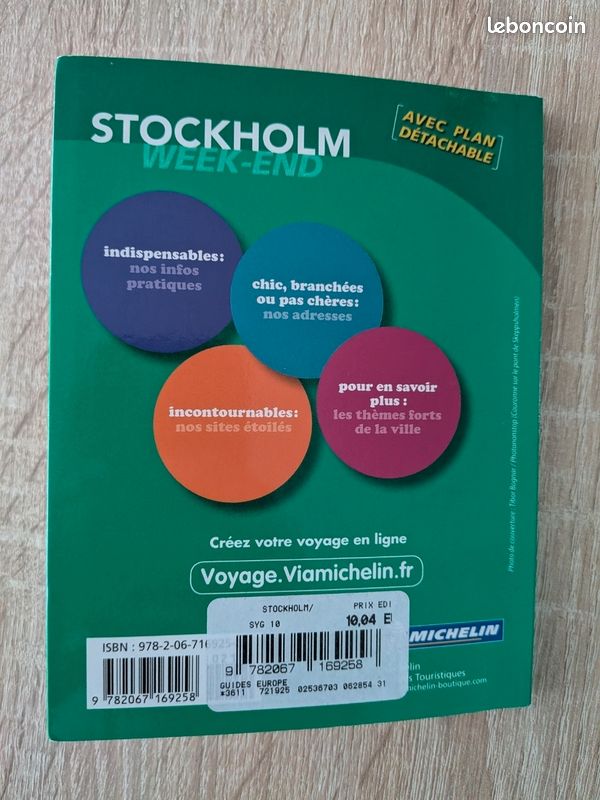 Livre guide touristique Stockholm week-end Michelin (image 9)