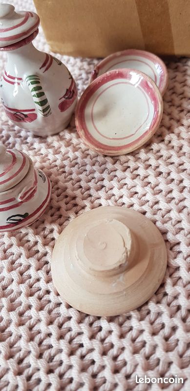 VASE ANCIEN FAÏENCE Art Déco SOMAIN roses 511 / Antique Ceramics Vase