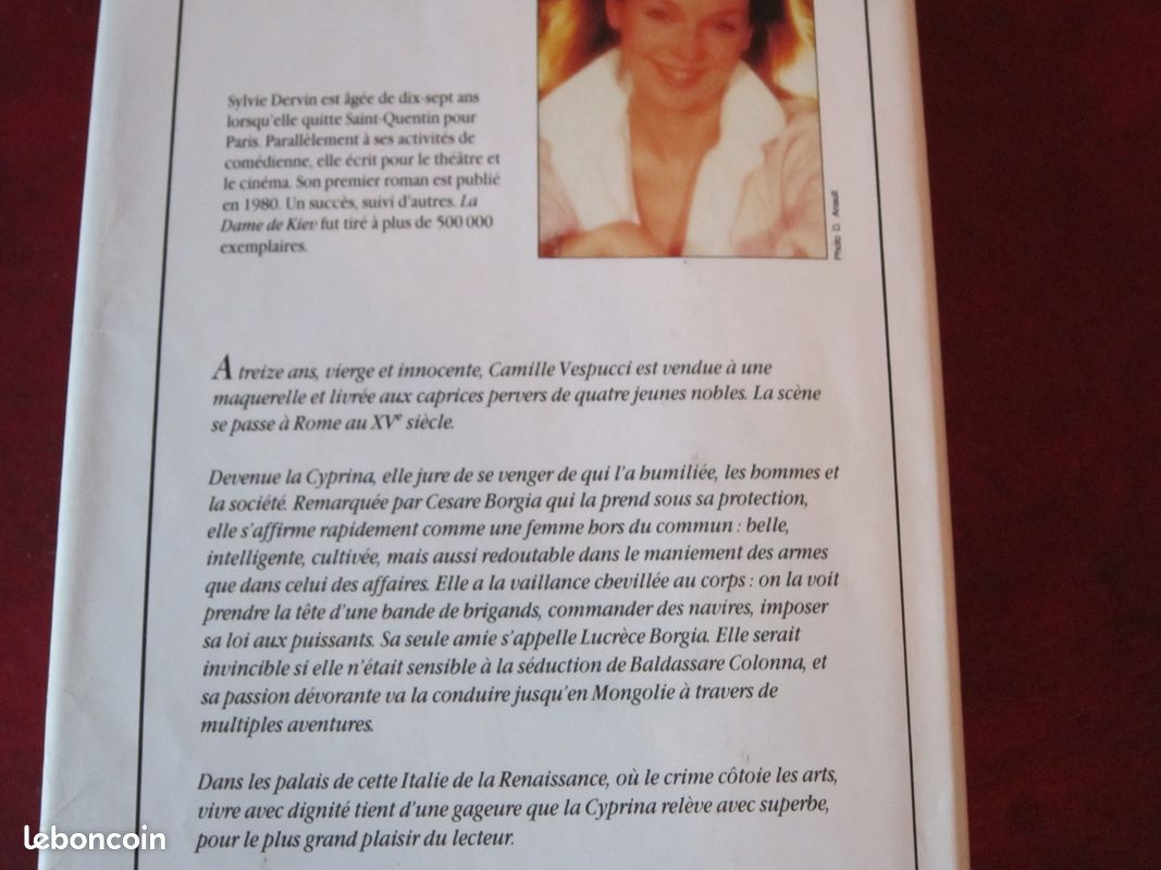 Roman : "La Cyprina" de Sylvie DERVIN (image 2)